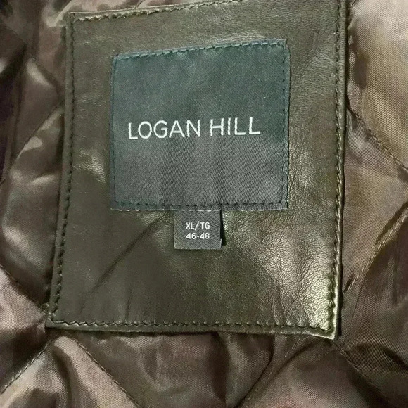 Logan Hill genuine NWOT leather jacket. Buttery soft leather. Ptp 24”height 30” - Picture 3 of 6